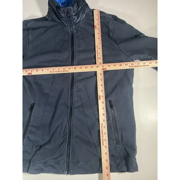 Lululemon blue puffer athleisure streetwear yoga jacket XXL full zip comfy